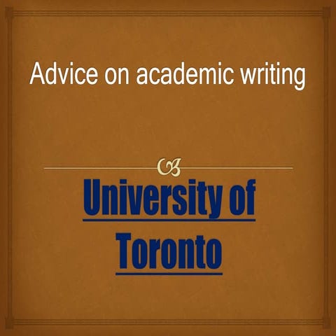 University of toronto