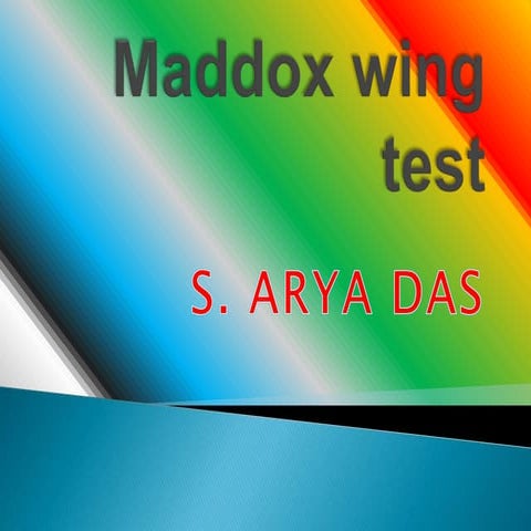 9 maddox wing test.........arya