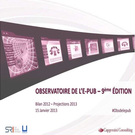 SRI - OBSERVATOIRE DE L’E-PUB - 9ème ÉDITION