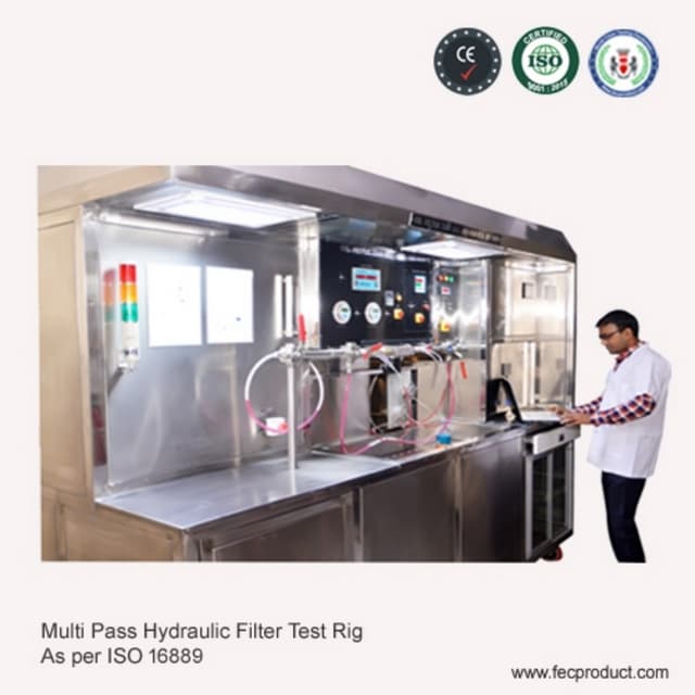 9) multi pass hydraulic filter test rig iso 16889 copy | PDF