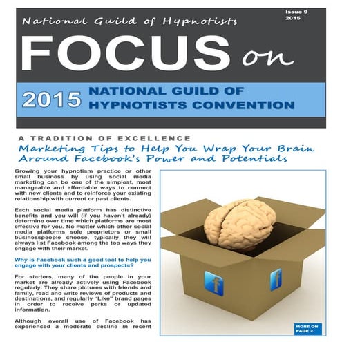 National Guild of Hypnotists 2015 Newsletter 9