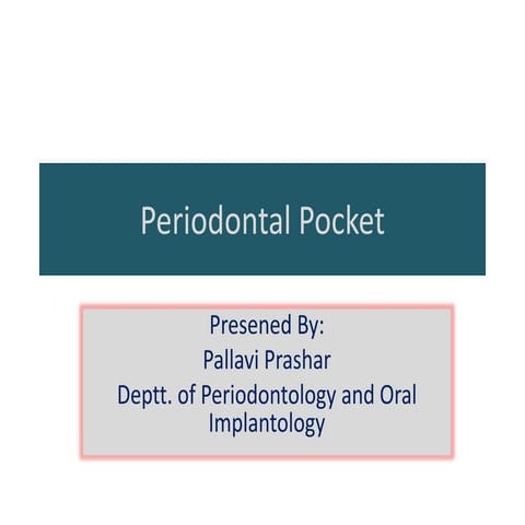 Periodontal pocket
