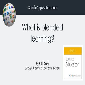 What is blended learning?