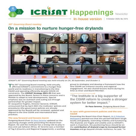 On a mission to nurture hunger-free drylands