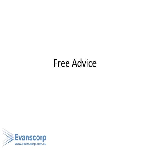 Phil Evans - Free Advice