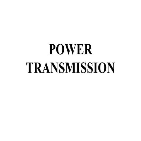 power transmission of tractor