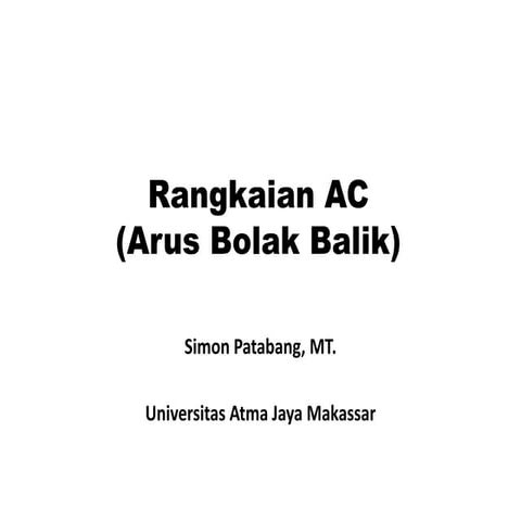 9 rangkaian arus bolak balik
