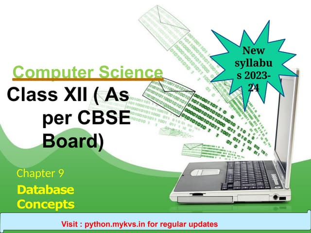 9 rdbms of digital documentaion of class ix