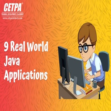 9 Real Life Applications of Java | PPTX | Programming Languages | Computing