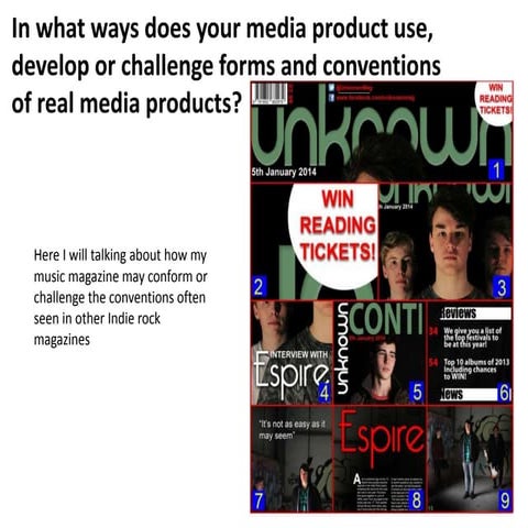 In what ways does your media product use, develop or challenge forms and conv...