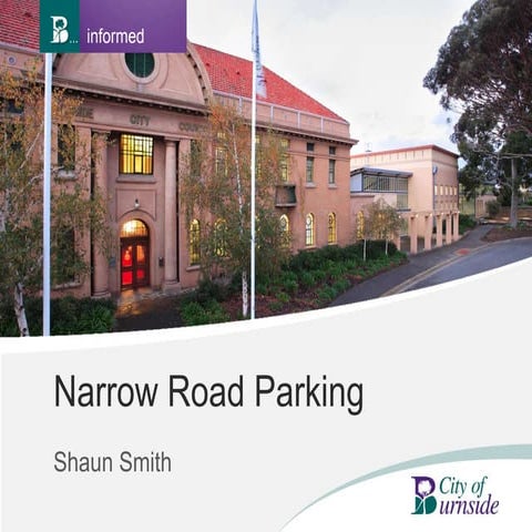 Shaun Smith - Narrow road parking