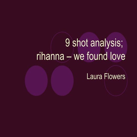 9 shot analysis; rihanna