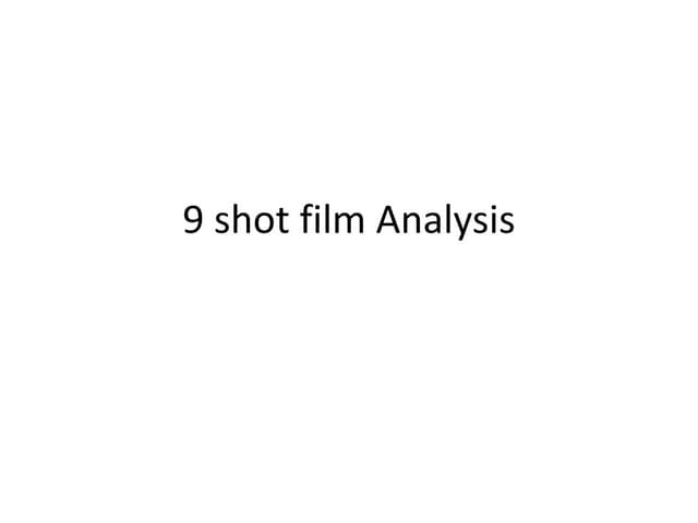 9 shot film analysis (The Dark Knight)