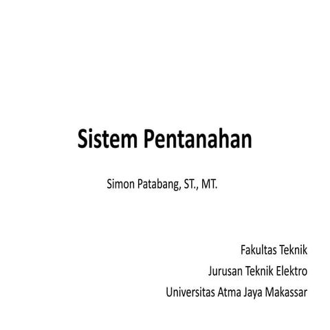 9 Sistem Pentanahan