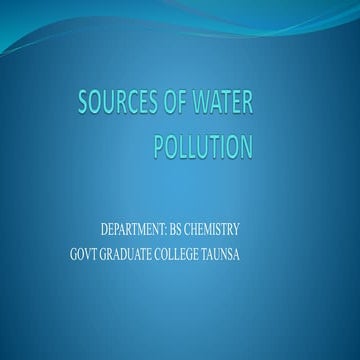 SOURCES OF WATER POLLUTION.pptx