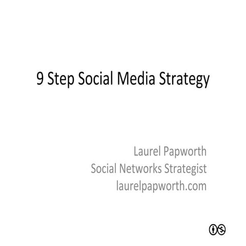 9 steps social media strategy