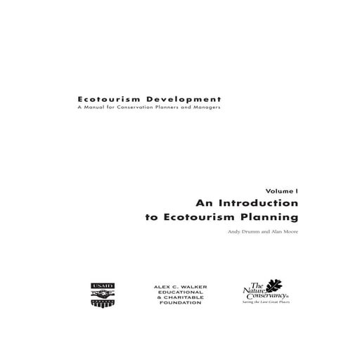 Ecotourism development