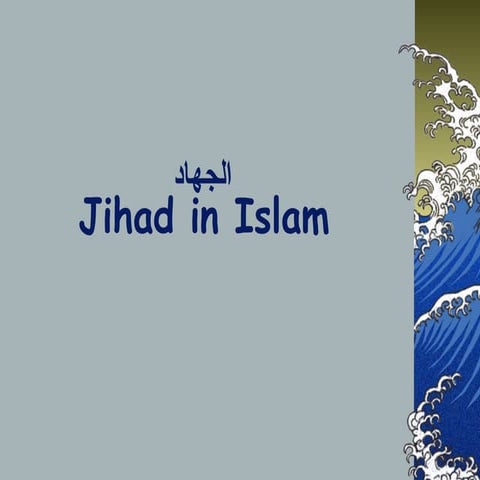 The concept of Jihad in Islam
