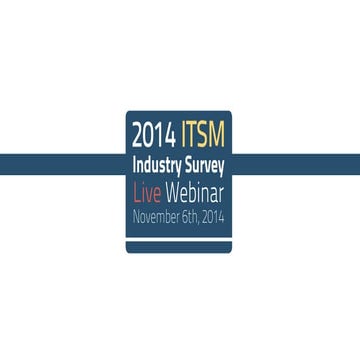 2014 Navvia ITSM Survey Industry Results