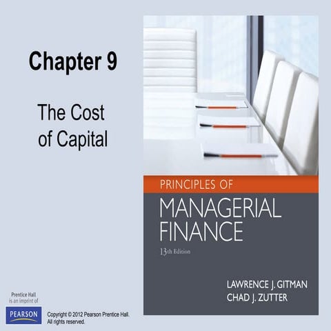 9 the cost of capital | PPT