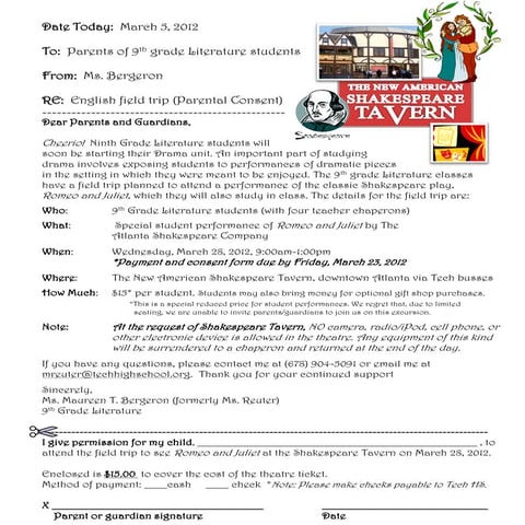 9th grade field trip 2