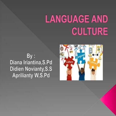 language and culture | PPTX