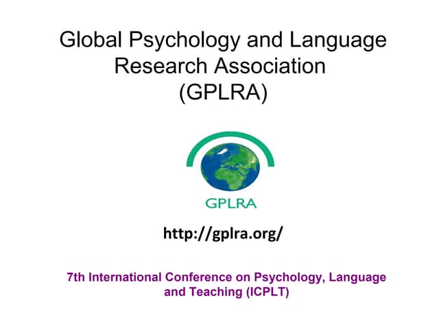  9th International Conference on Ps...