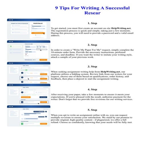9 Tips For Writing A Successful Resear