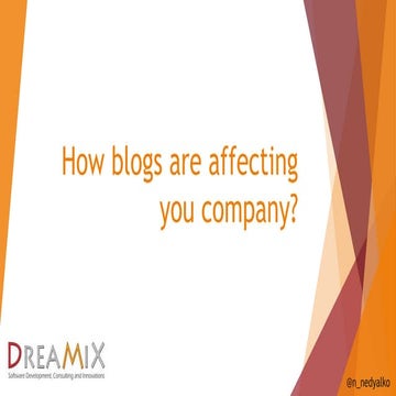 How blogs are affecting your company 