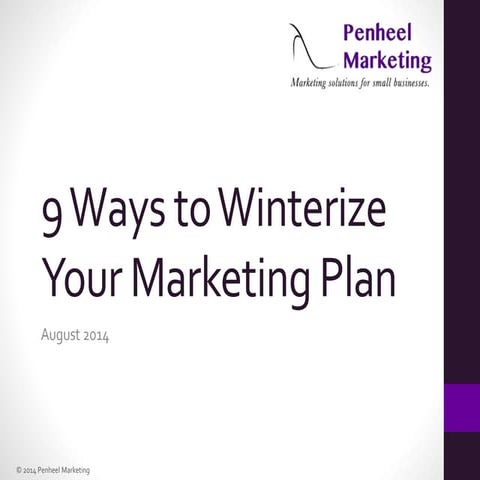 9 ways to winterize your marketing plan