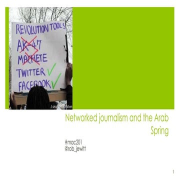 Mac201 arab spring
