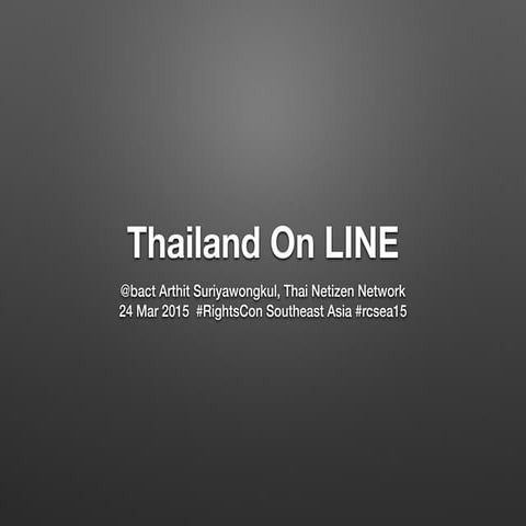 Thailand on LINE