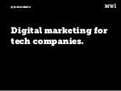 Digital Marketing For Tech Companies