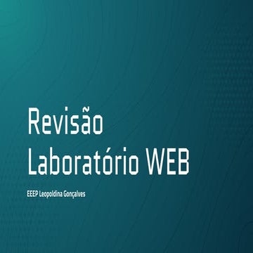 Disciplina de Laboratório WEB