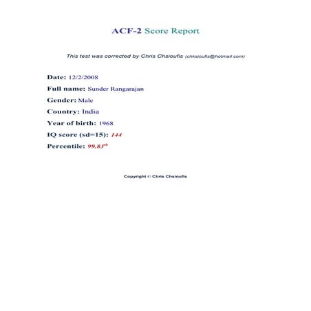 Acf | PDF