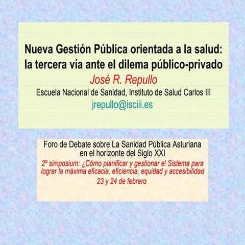 PUBLICO-PRIVADO SANIDAD