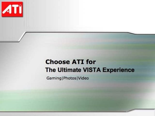 ATI Ultimate Vista