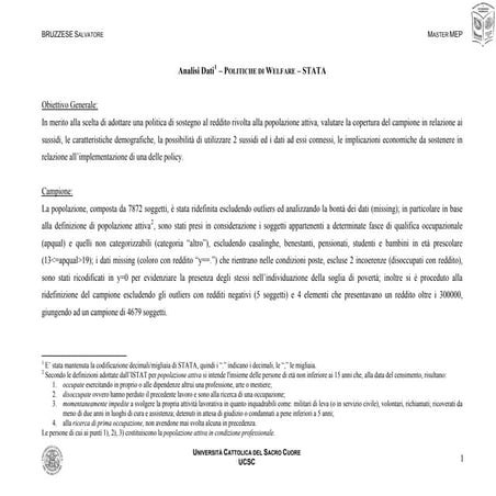 Italian Welfare Efficiency: inferential statistics to evaluate economic effic...