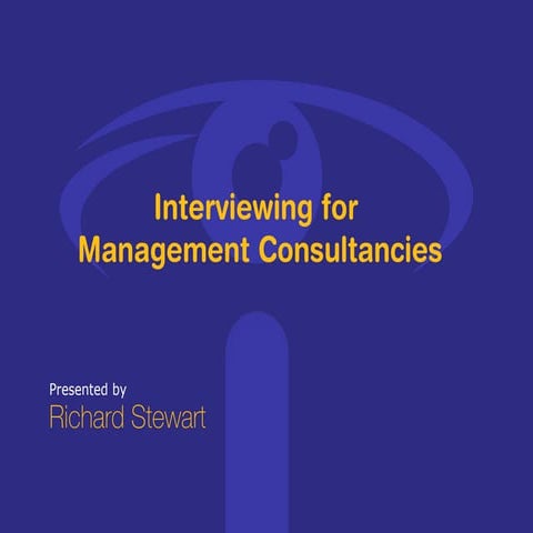 Applying And Interviewing At Management Consultancies