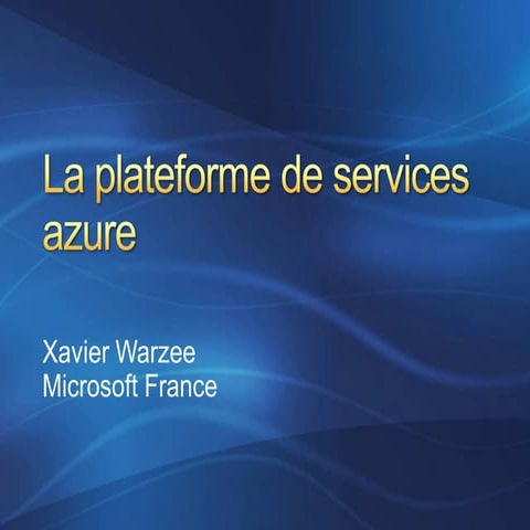 Azure Services Platform
