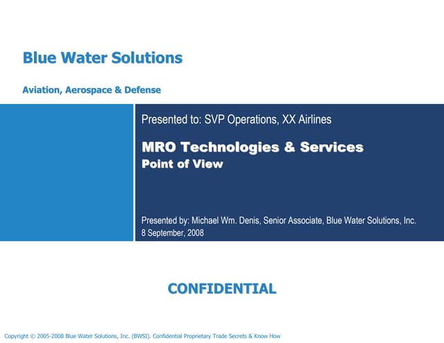 Aviation MRO IT: Emergence of SaaS and Convergence of BPO