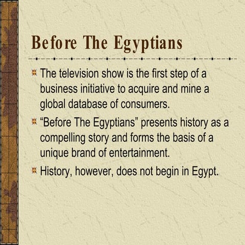Before The Egyptians 