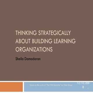 Building Capacities For Learning Or...