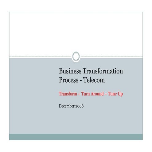 Business Transformation   Telecom