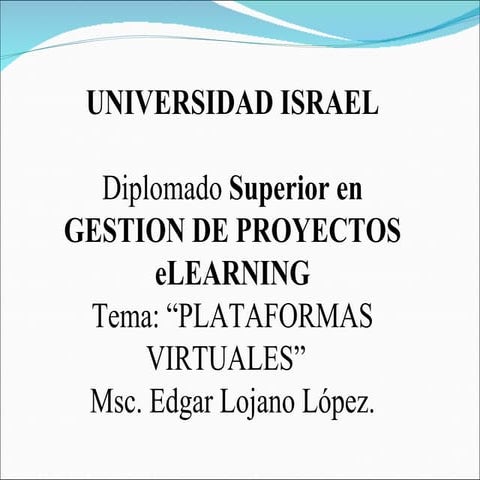 Plataforma Virtual Upnfm | PPT