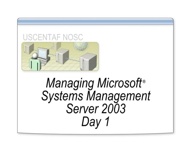 Centaf Sms Day 1