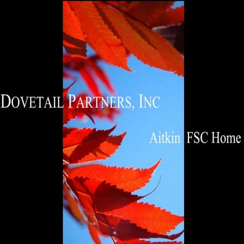 Aitkin Eco-Affordable & FSC-Certified Home