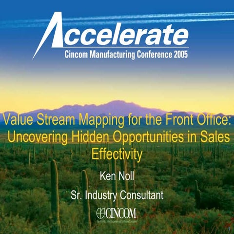 Value Stream Mapping for the Front Office