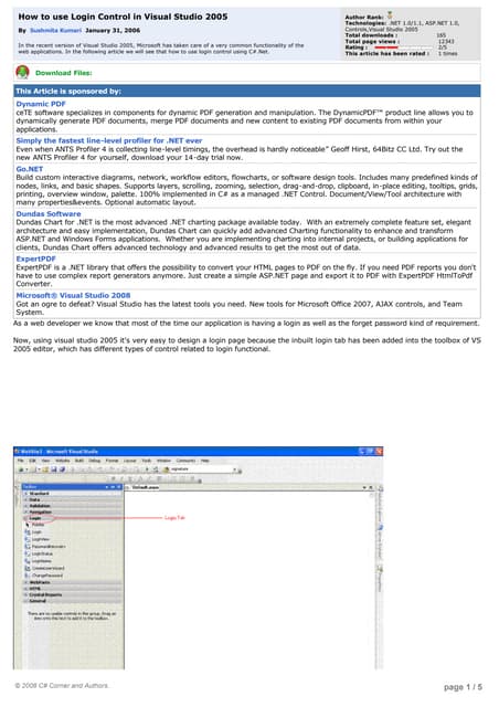 C Sharp Cornerarticle