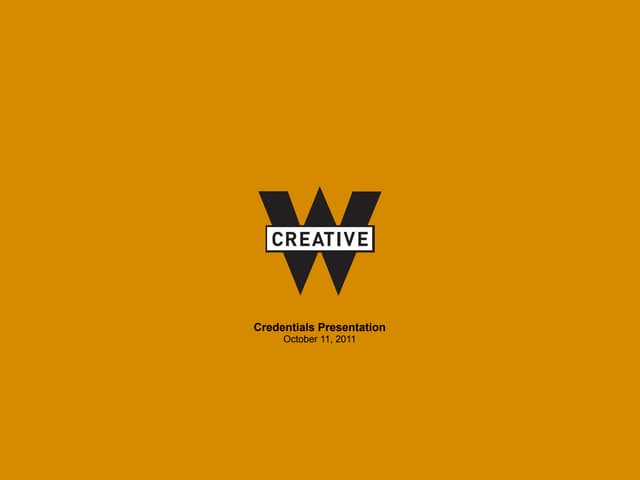 W Creative General Credentials